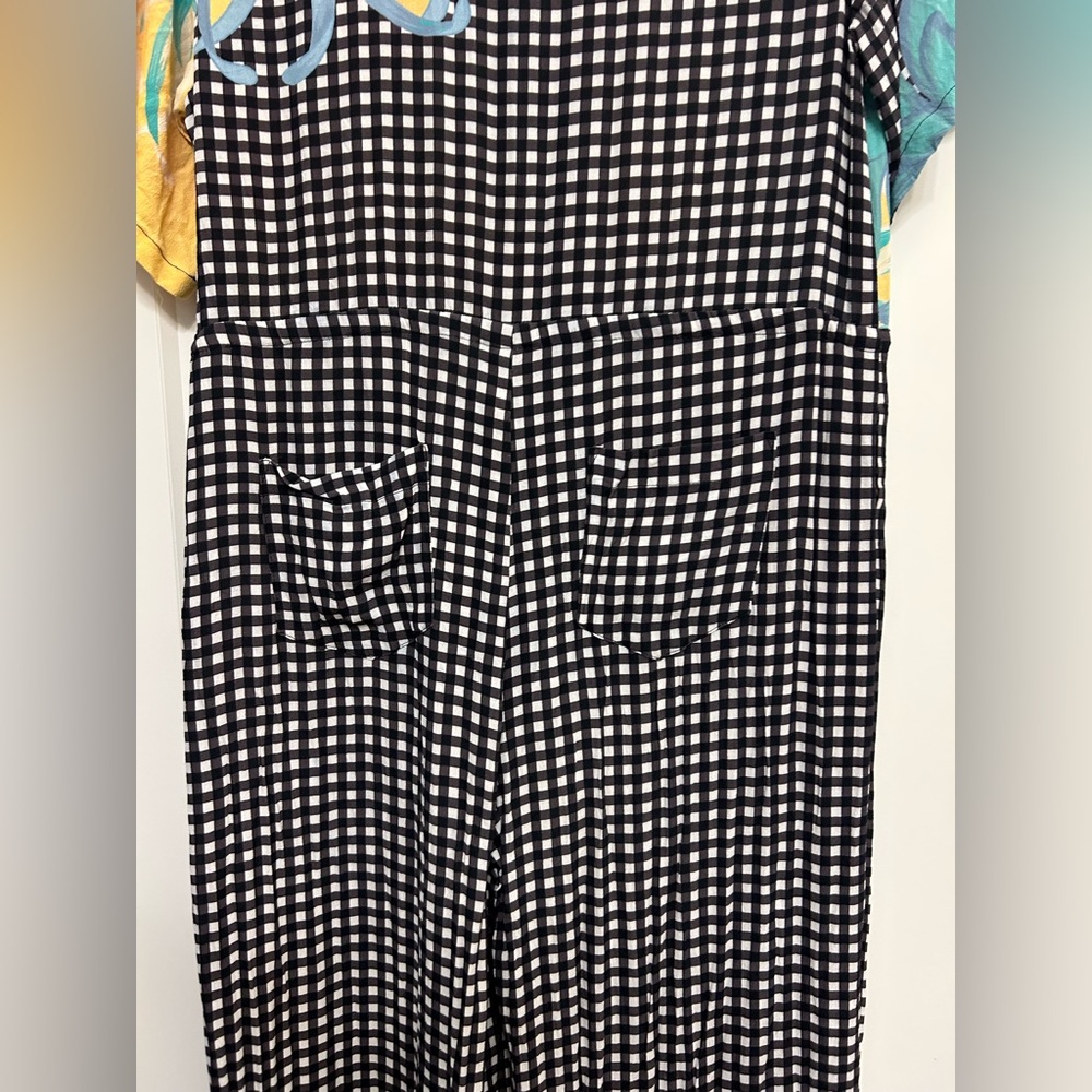 The Kit Issa Jumpsuit in Gingham Camillia - Picture 11 of 15